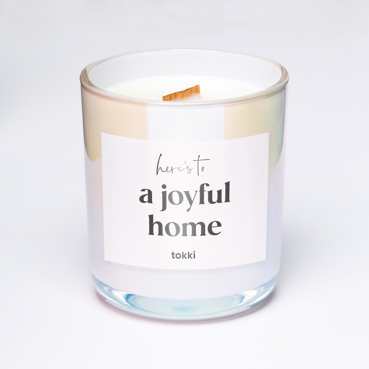"Here's to a Joyful Home" Candle