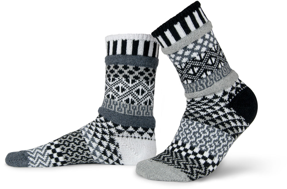 Midnight Adult Crew Socks