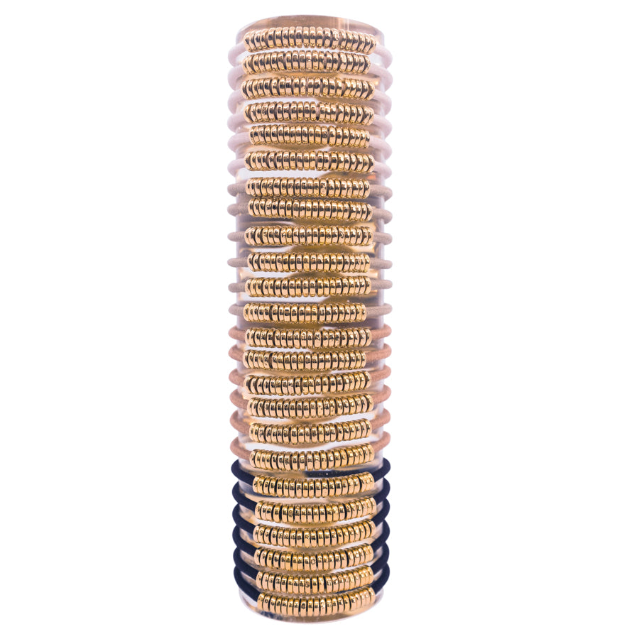 Gold Disc Elastic Hair Band