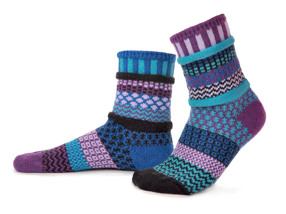 Raspberry Adult Crew Socks