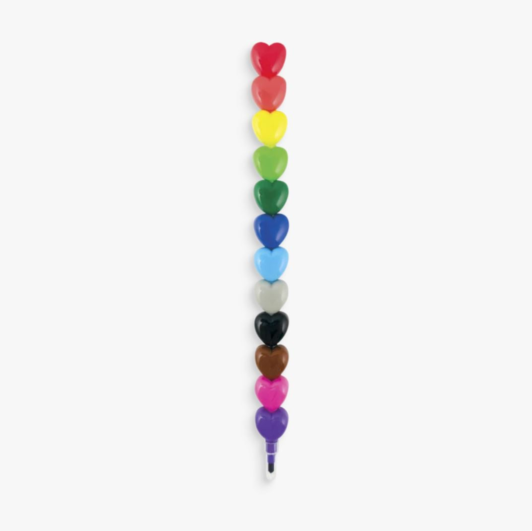 Heart to Heart Stacking Crayons