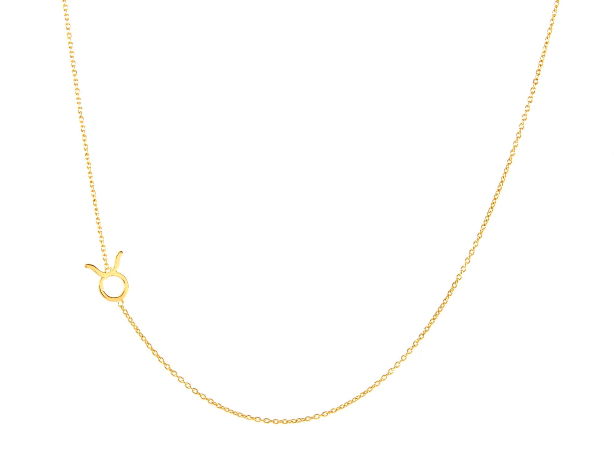 Sideways Zodiac Necklace