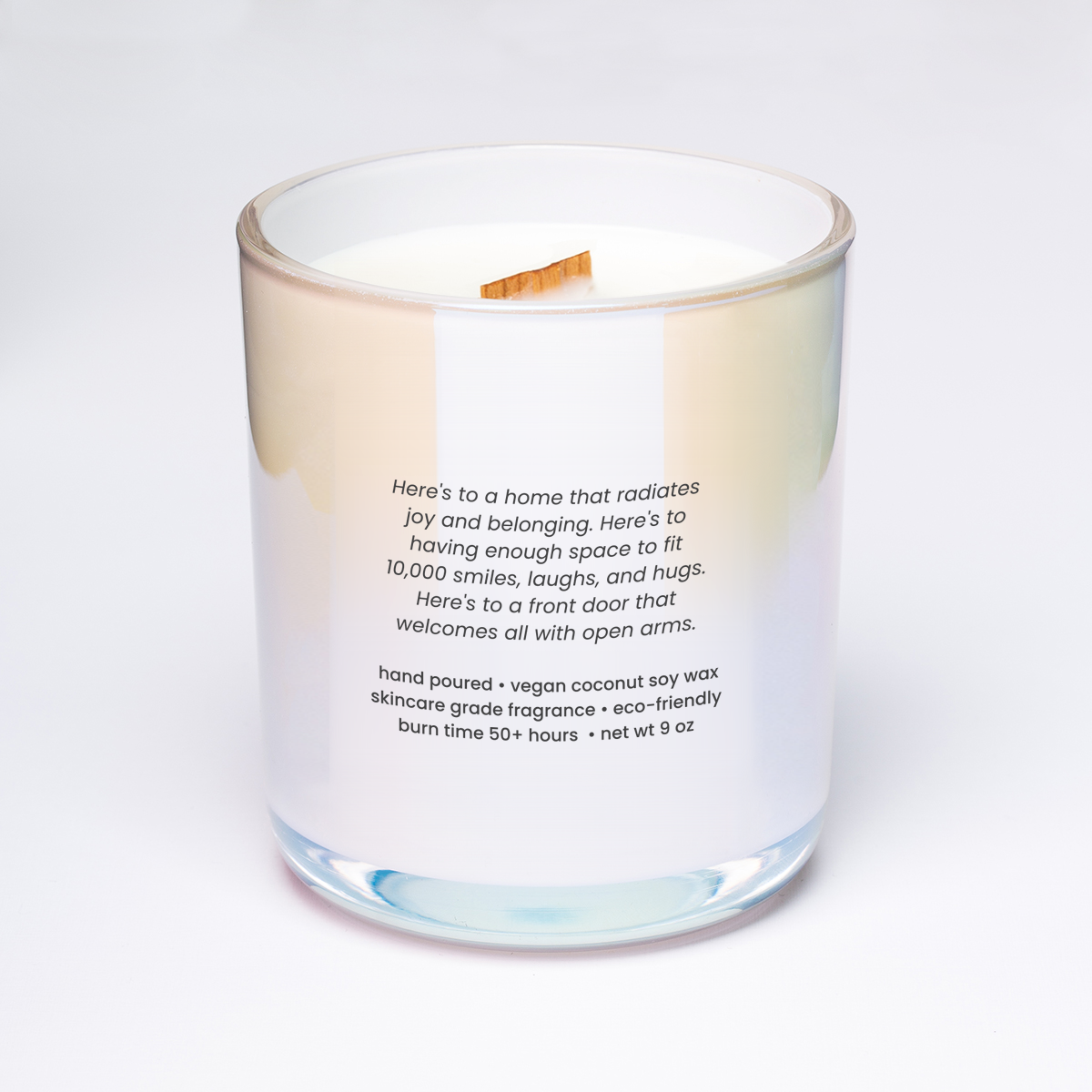 "Here's to a Joyful Home" Candle