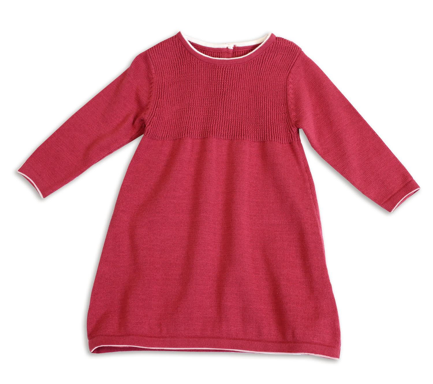 Marseille Knit A-Line Long Sleeve Dress