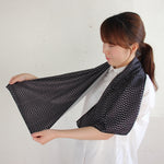 Cooling Towel Black Dot Print