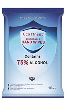 Eco Finest Hand Sanitizing Wipes