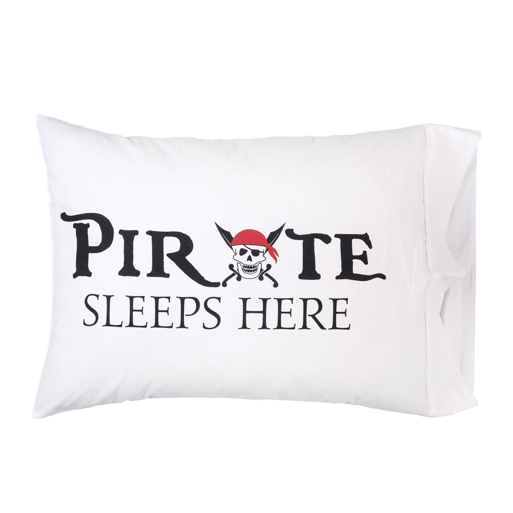 Pirate Sleeps Here Pillowcase