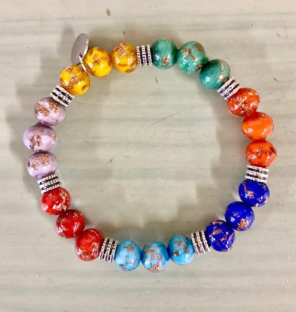 Bracelet, Chakra Multi Colors