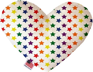Rainbow Stars Heart Dog Toy