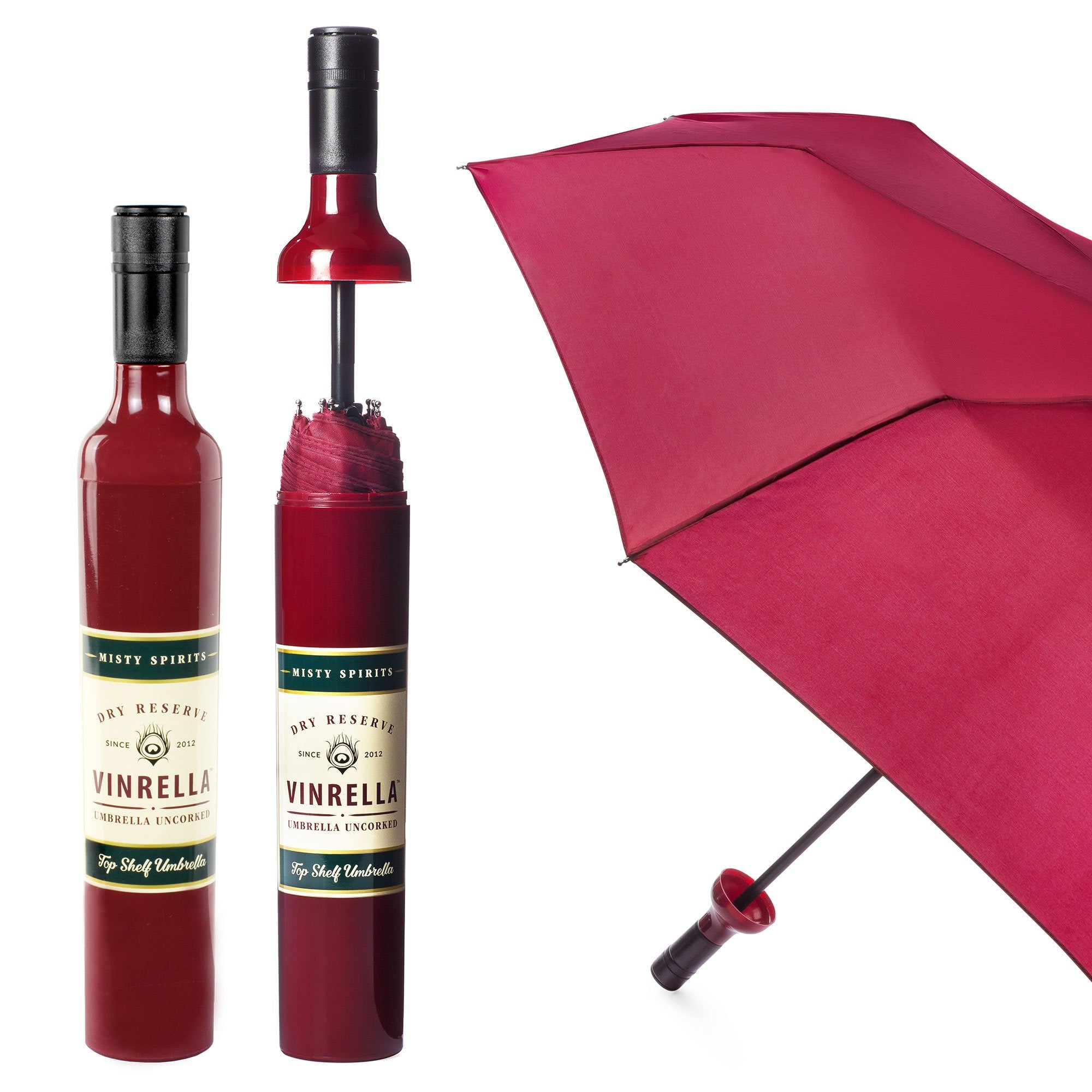 Wine Label Bottle Umbrella