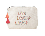Live Love Laugh - Crystal Bikini Bag Clutch