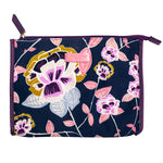 Jewelry Pouch, Navy Floral