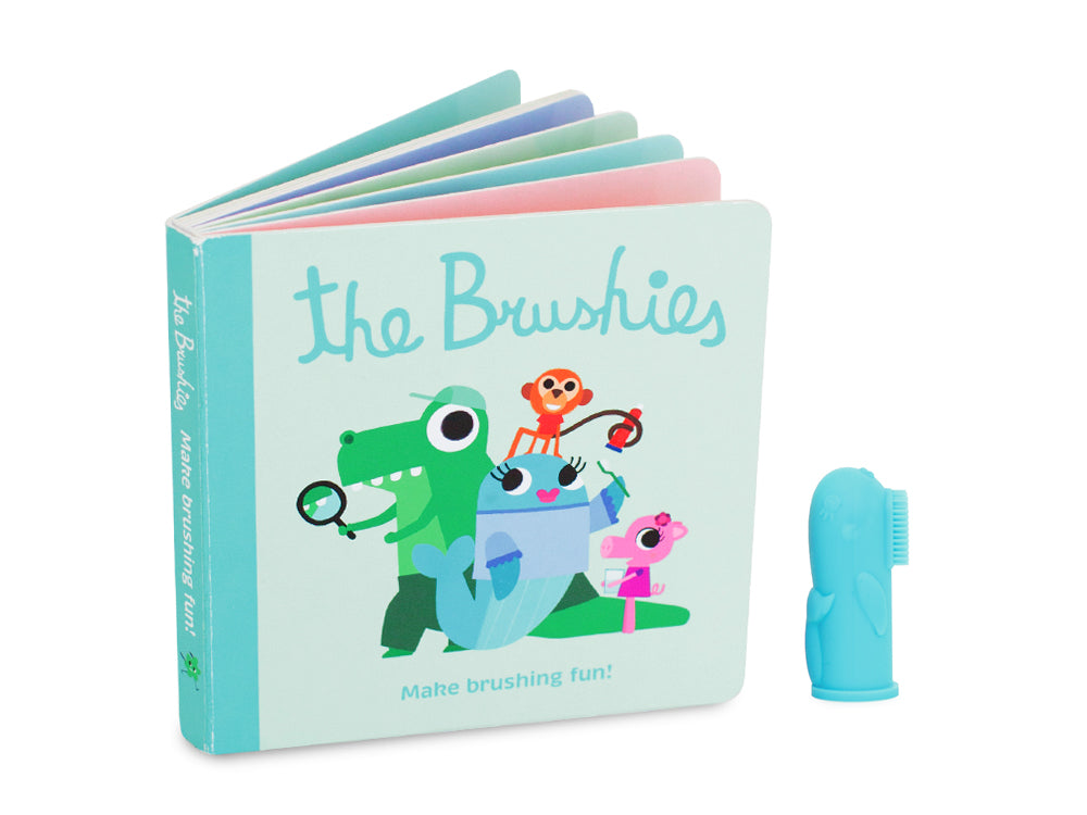 The Brushies: Finger Puppet Toothbrush + Story Book - Willa