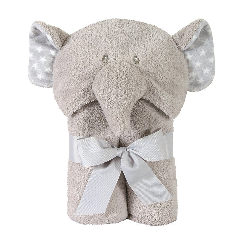 Elephant Hooded Baby Towel