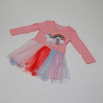 Unicorn Embroidered Jersey Dress