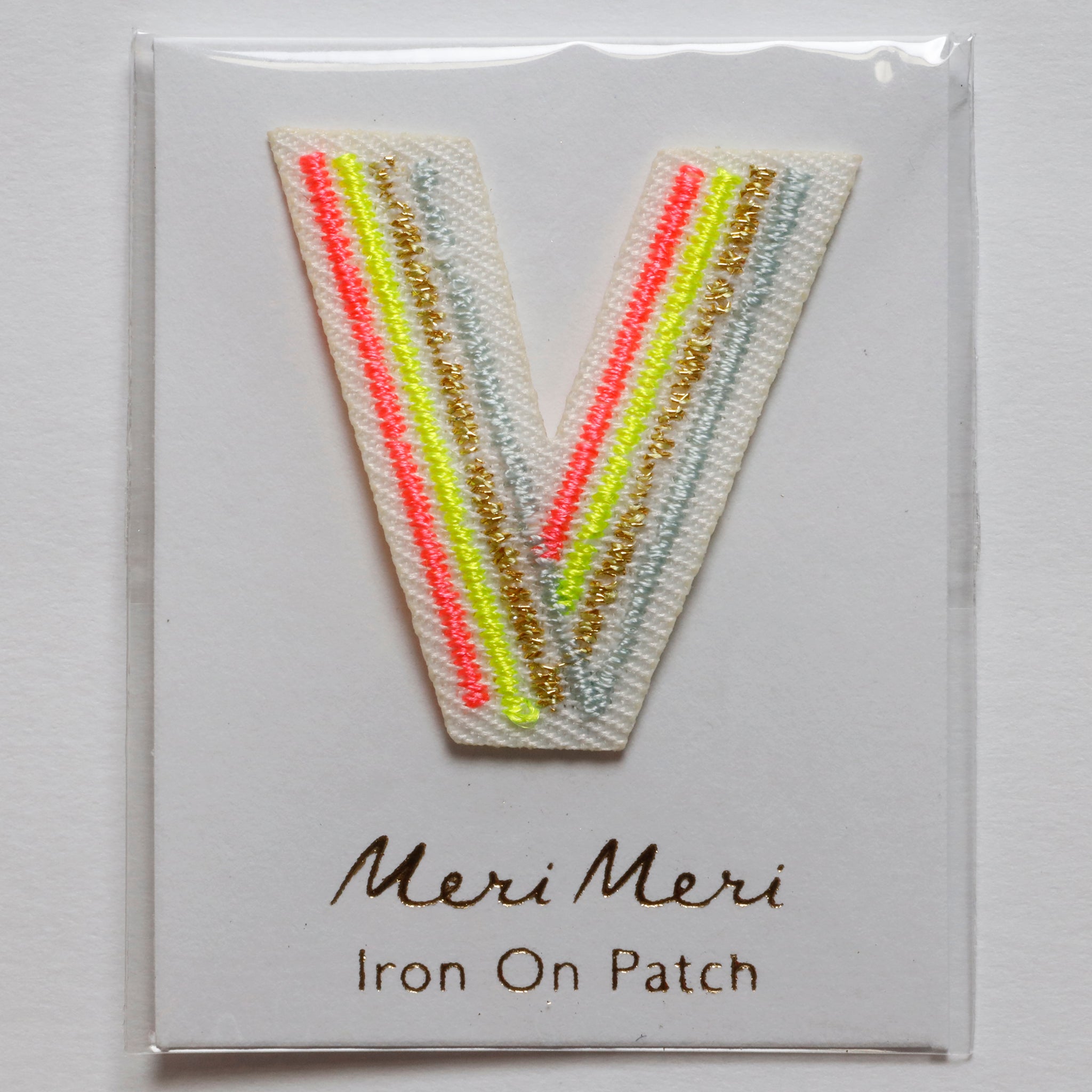 Iron On Rainbow Letters and Patches