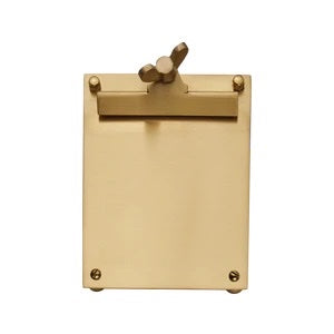 Scribner Notepad Brass Small