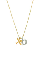 Small X's and O's necklace