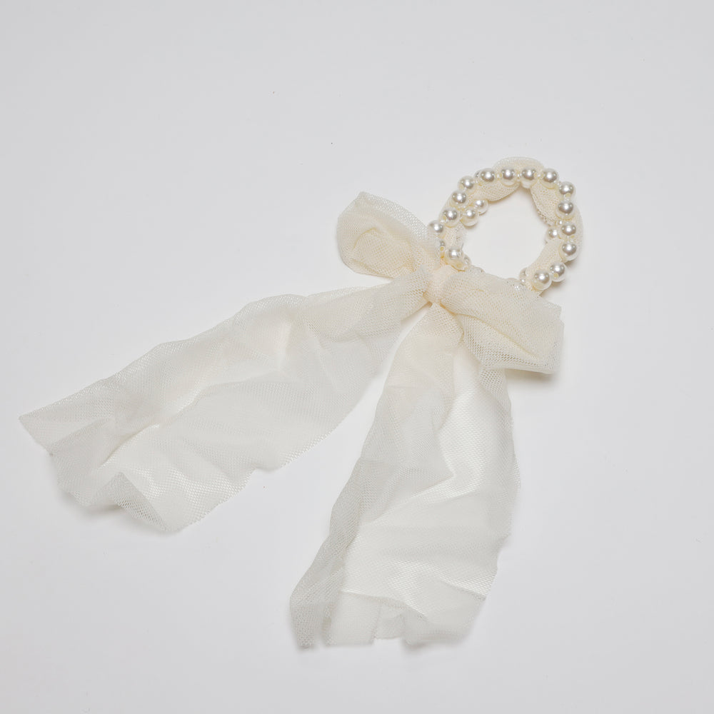 Children's Pearl and Tulle Bracelet