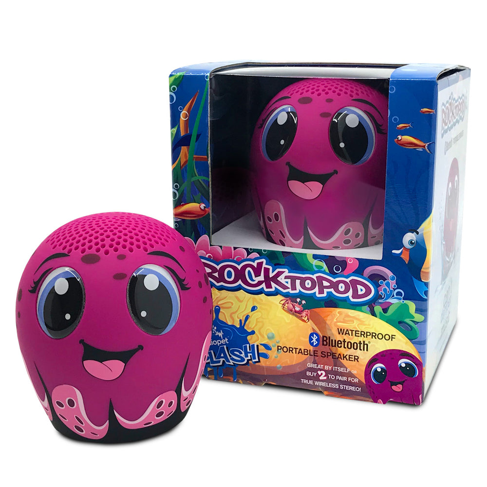 My Audio Pet: Waterproof Bluetooth Animal Speaker - Octopus