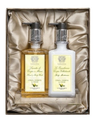 Lemon, Verbena & Cedar Lucite Bb Gift Box W/Lucite Tray