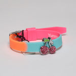 Embellished Cherry Charm Bracelet