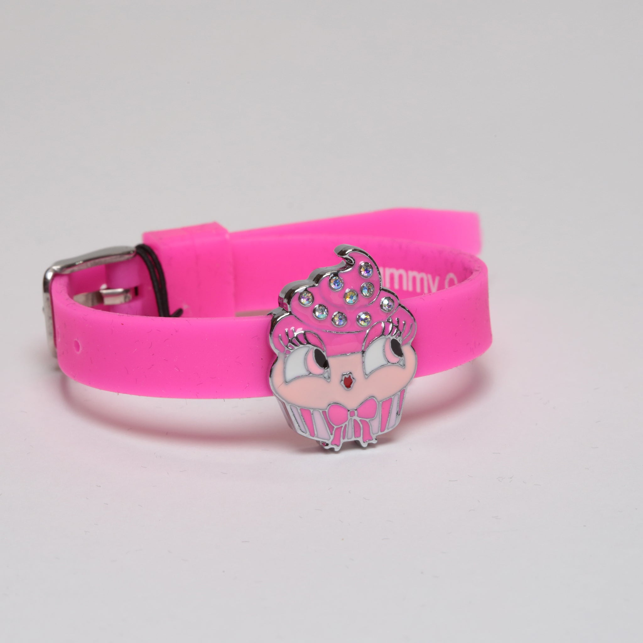 Embellished Cupcake Charm Bracelet