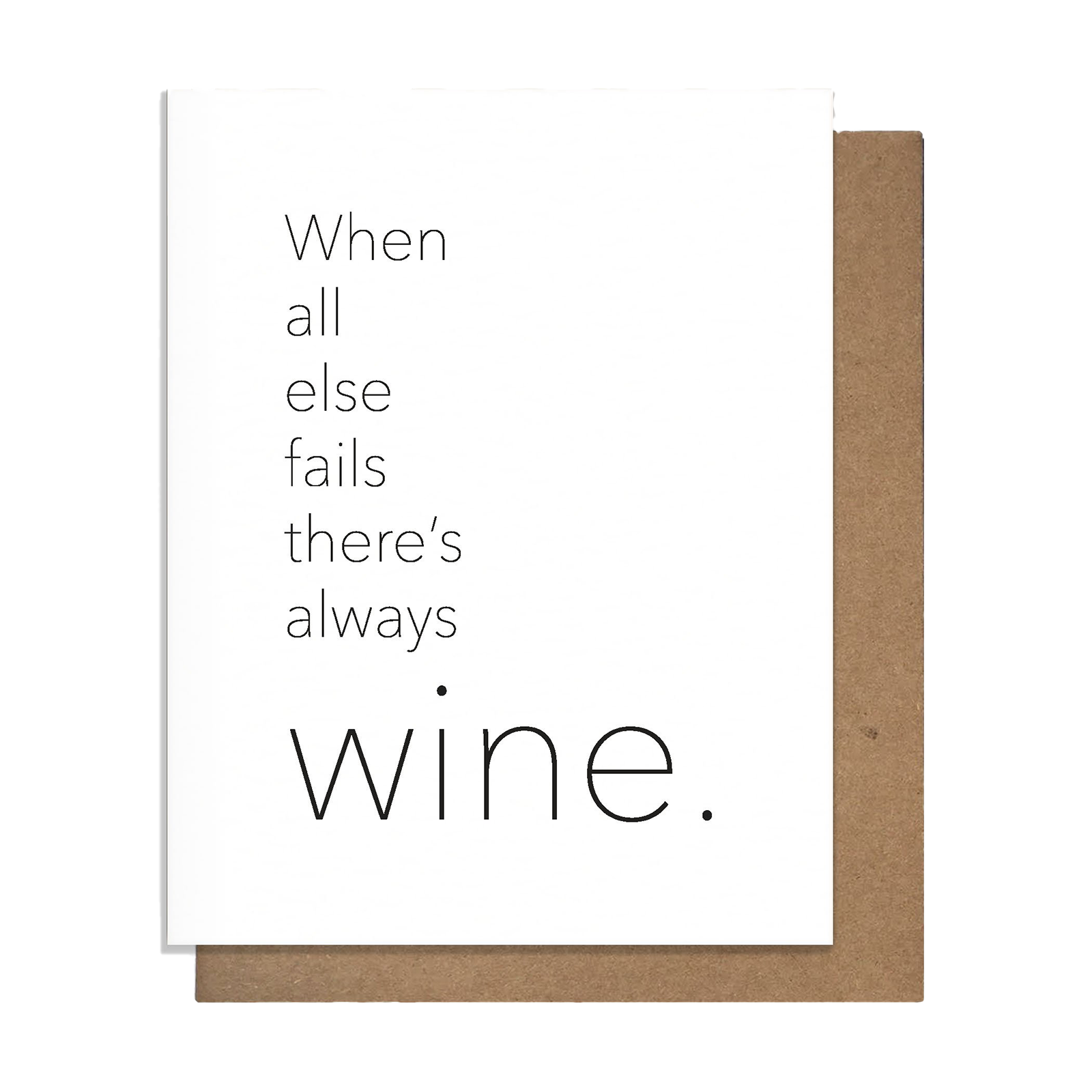 Always Wine Card