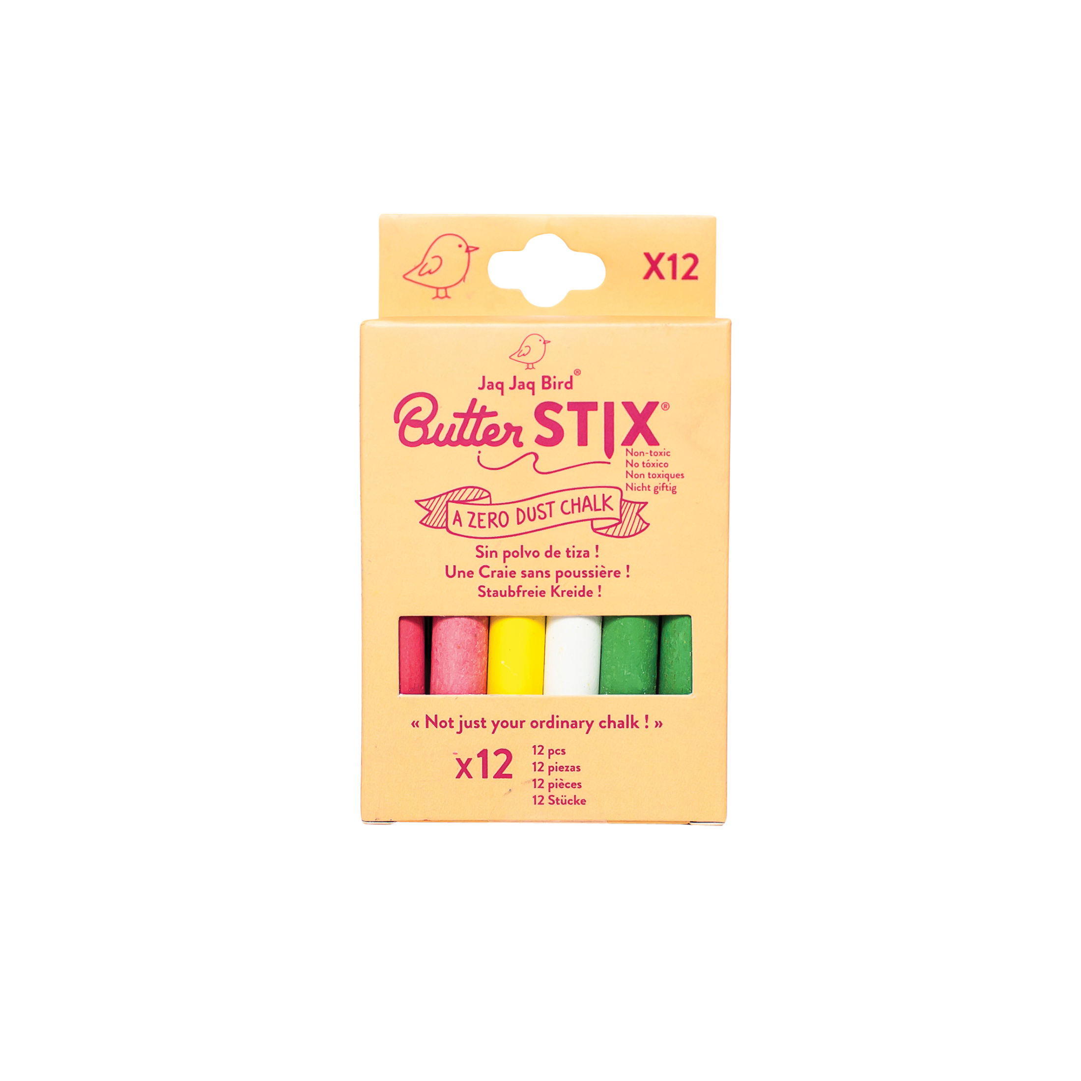 Butterstix - 12-Pack Multi Assorted Colors & Holder