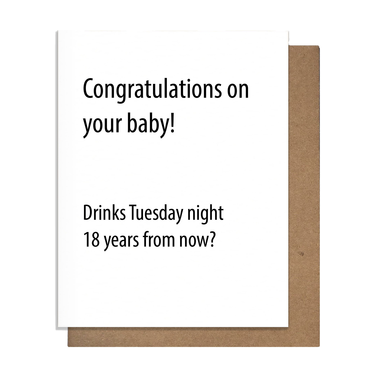 Baby Drinks Card