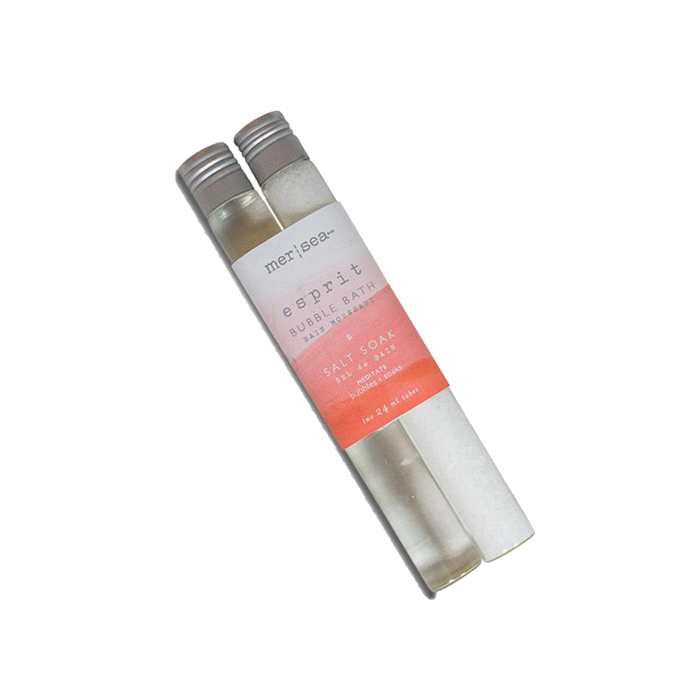 Bath Salt & Bubble Bath Tubes Set