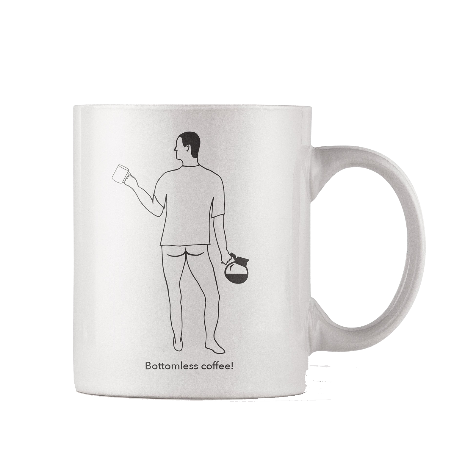 'Bottomless Coffee' Coffee Mug