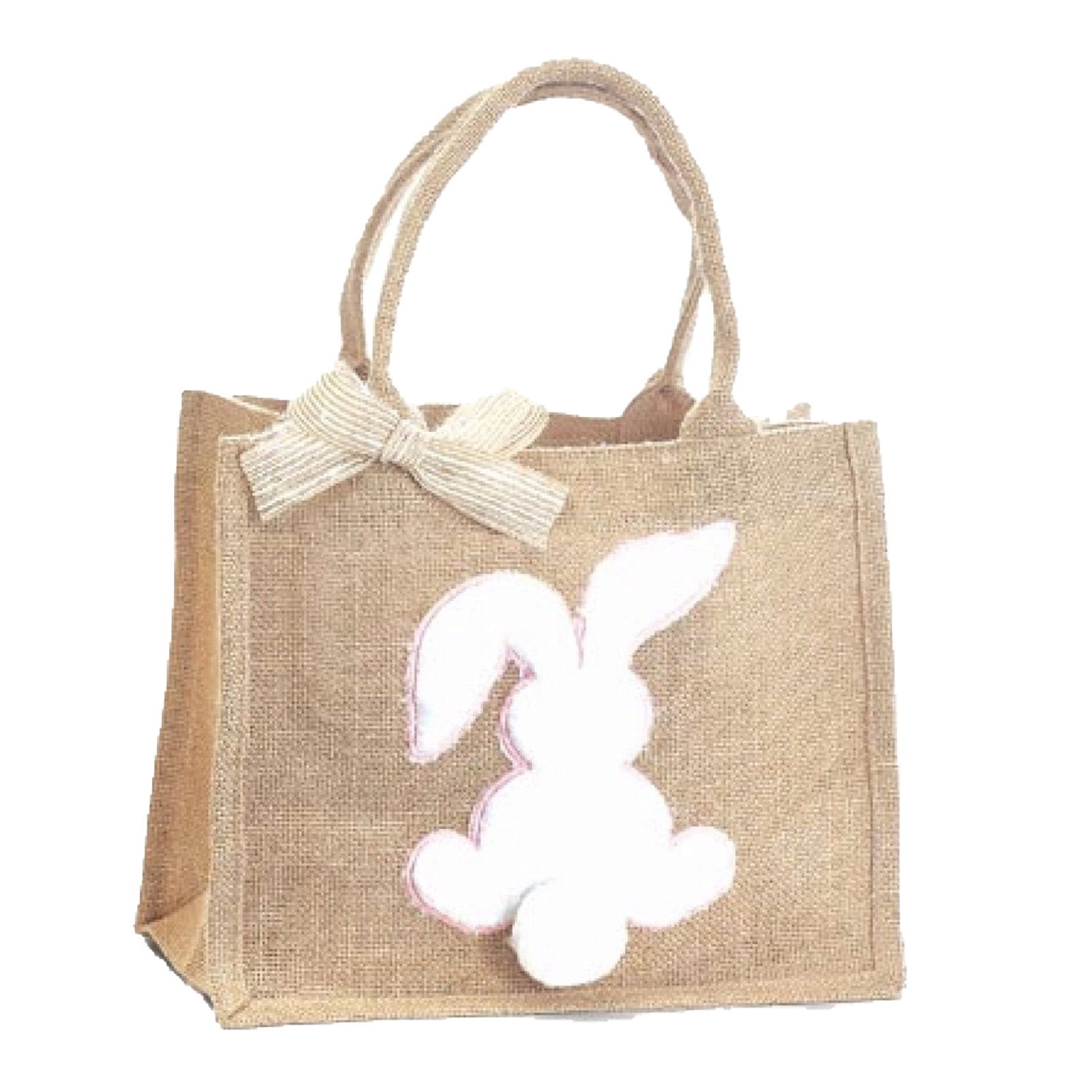 Bunny Burlap Bag