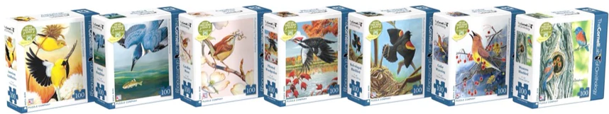 Cornell Birds Mini Puzzle Collector's Set