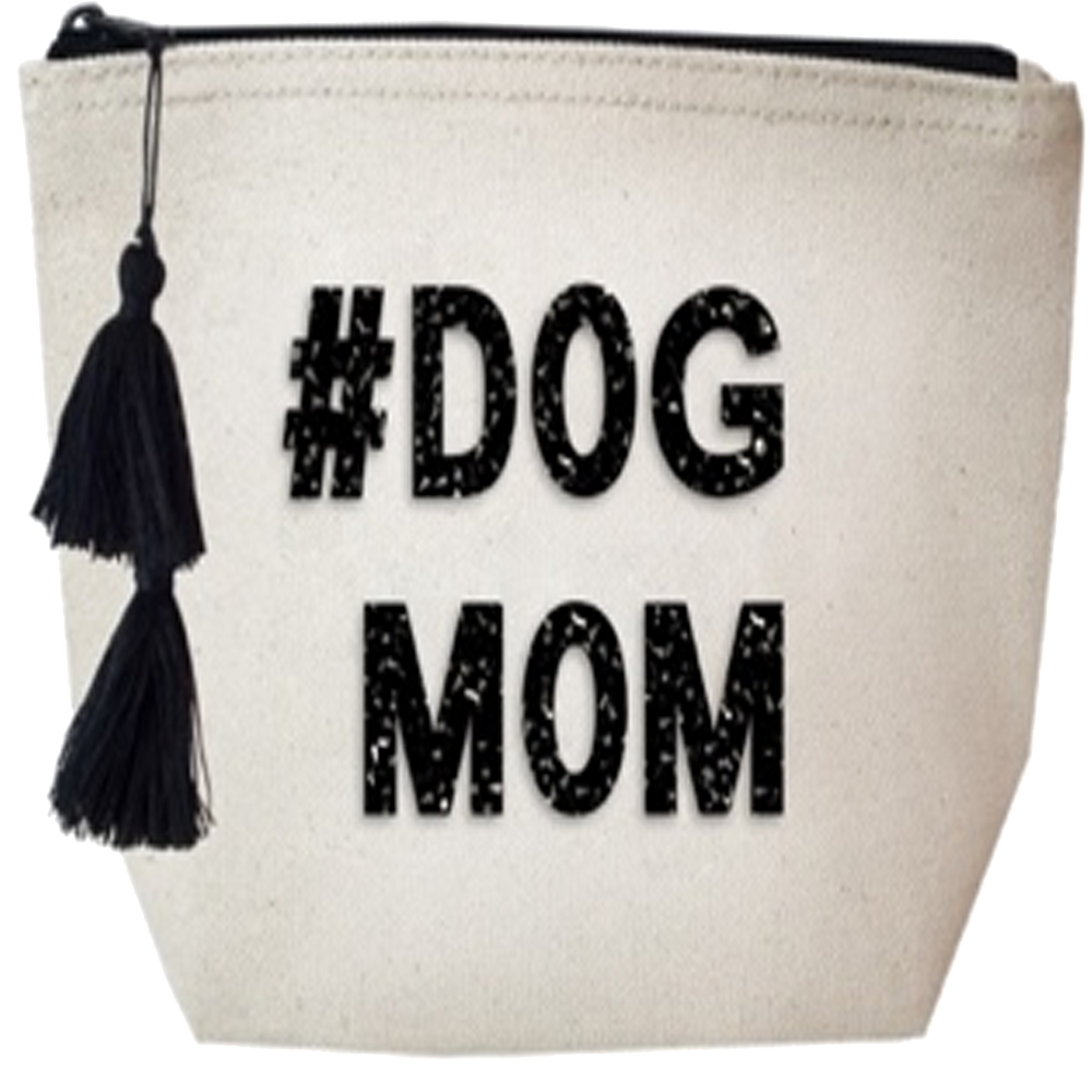 #Dog Mom Crystal Cosmetic Case