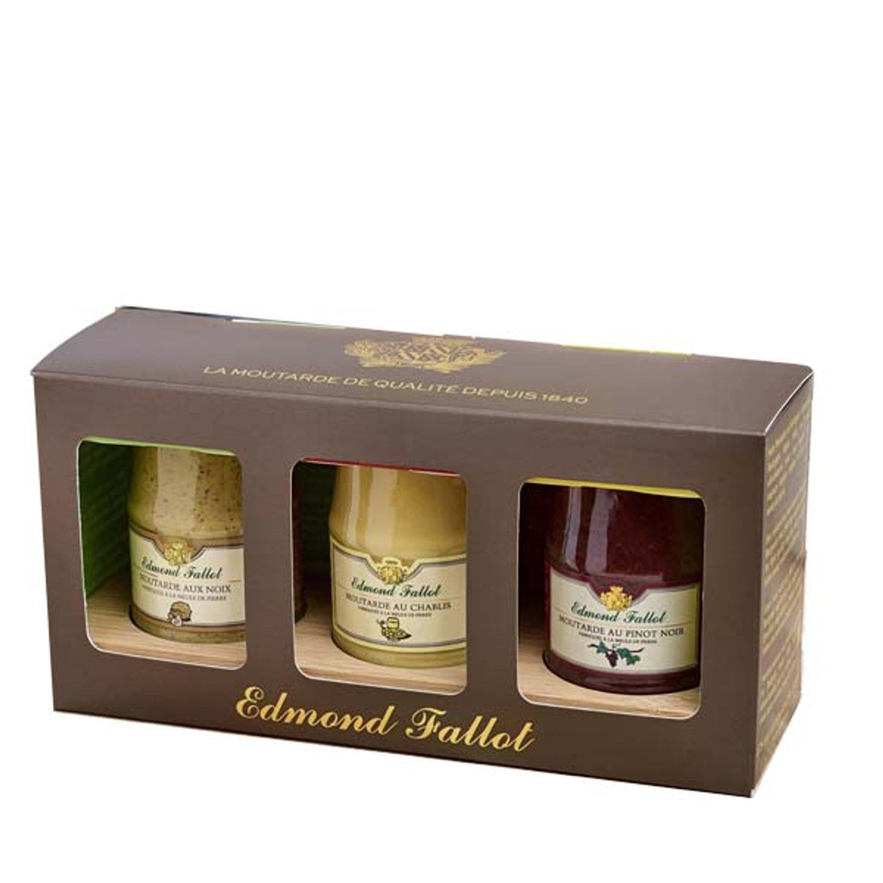 Edmond Fallot Mustard Gift Pack 3x 3.7oz