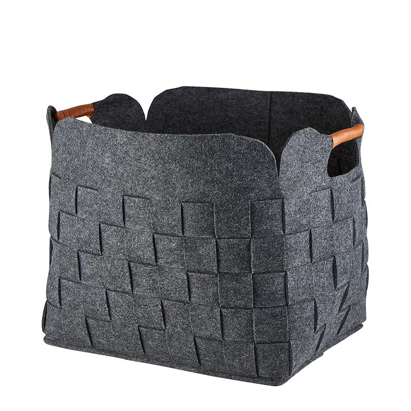Heartfelt Felt Woven Basket