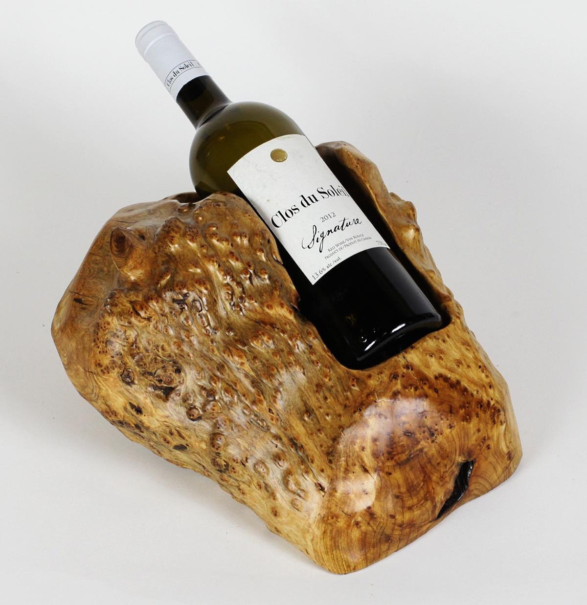 Driftwood Wine Bottle Holder