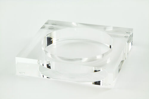 Lucite Wine Bottle Coaster