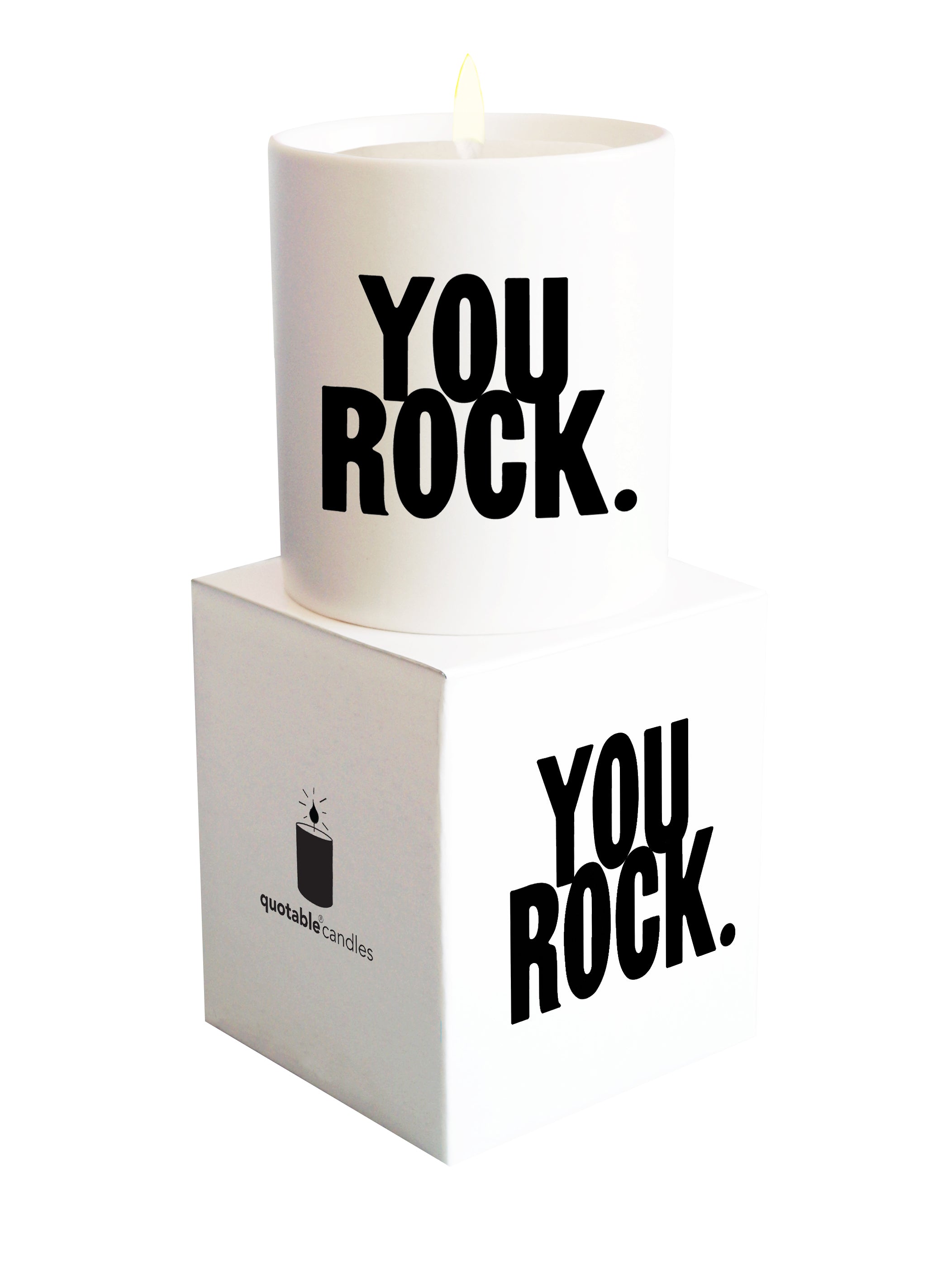 "You Rock" Candle