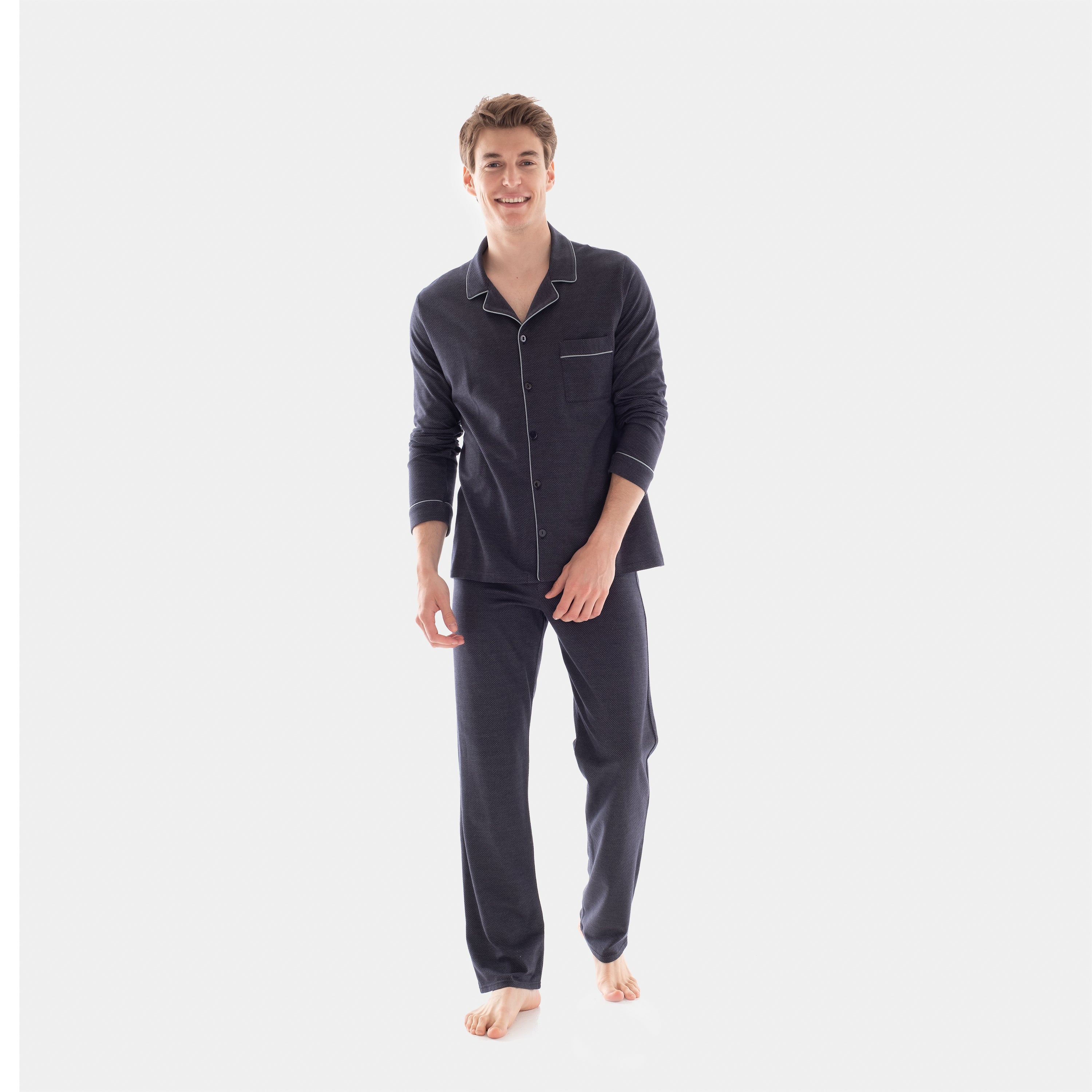 Jacquard Knit Pajama Set
