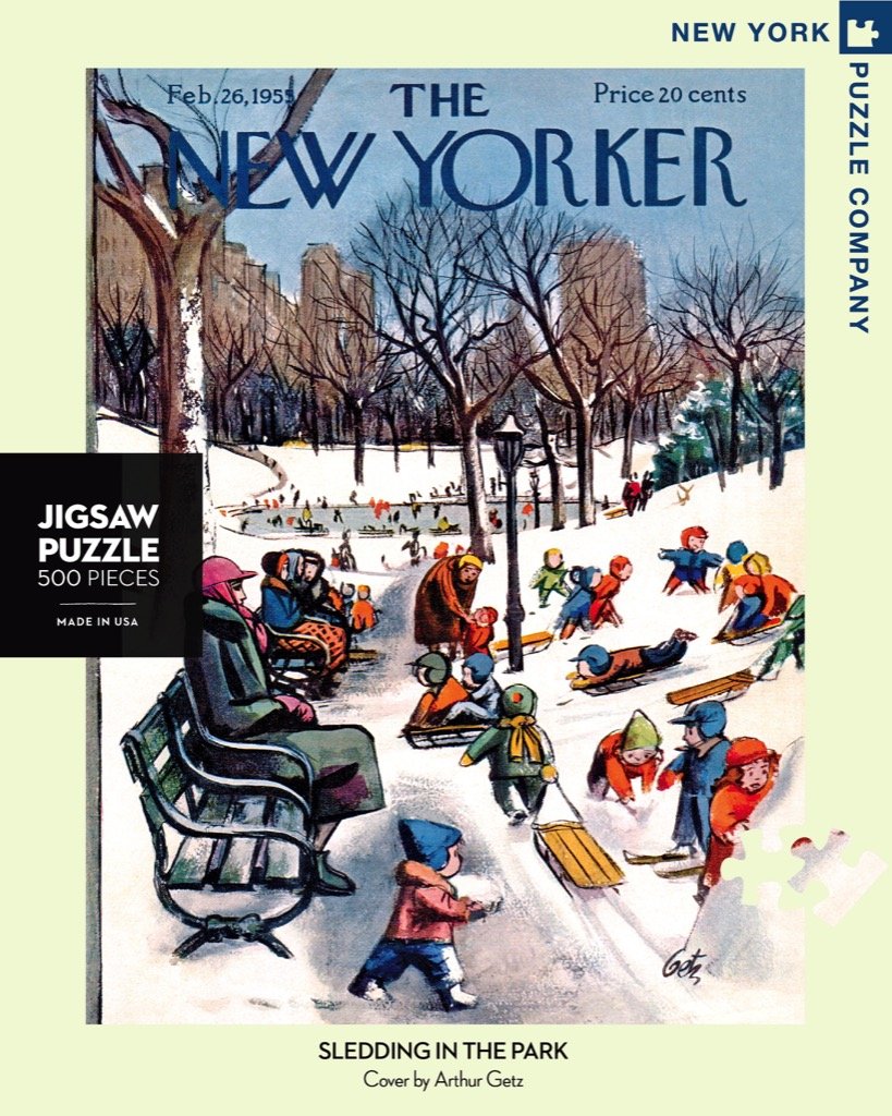 Sledding in the Park Puzzle