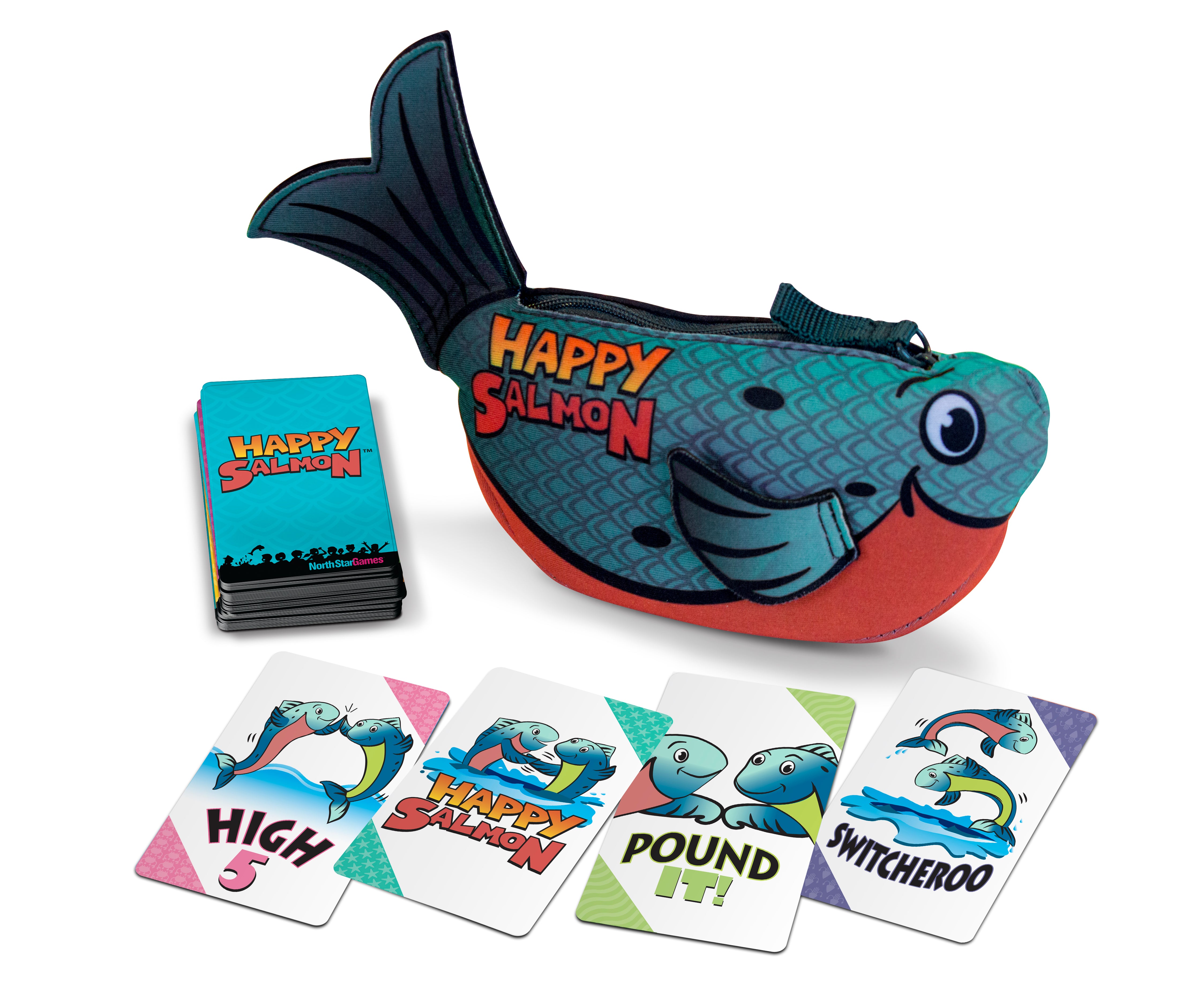 Happy Salmon - Blue Fish Edition