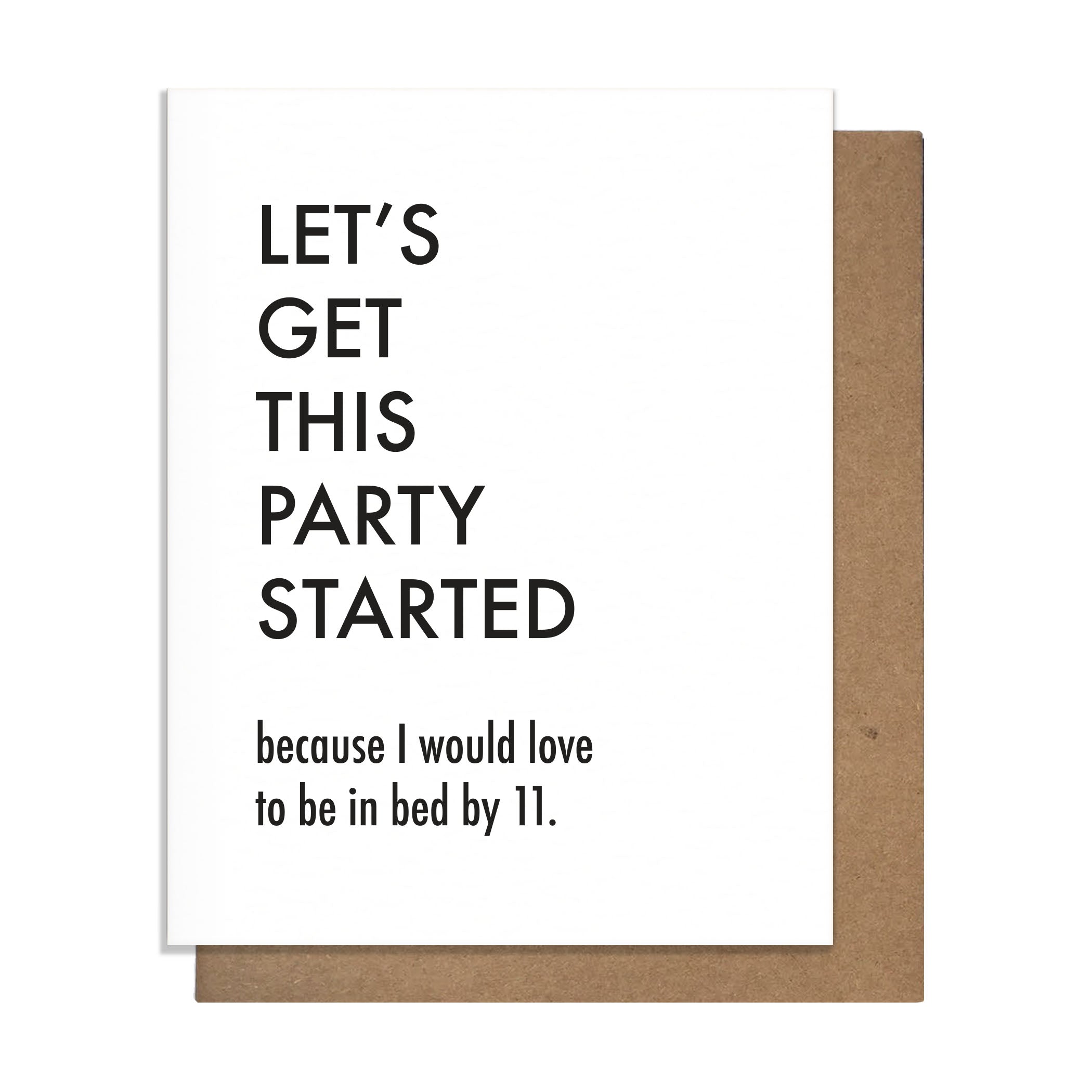 Party Started Card
