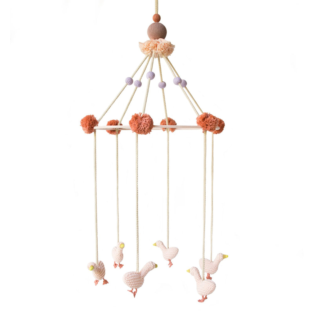 Pink Geese Mobile