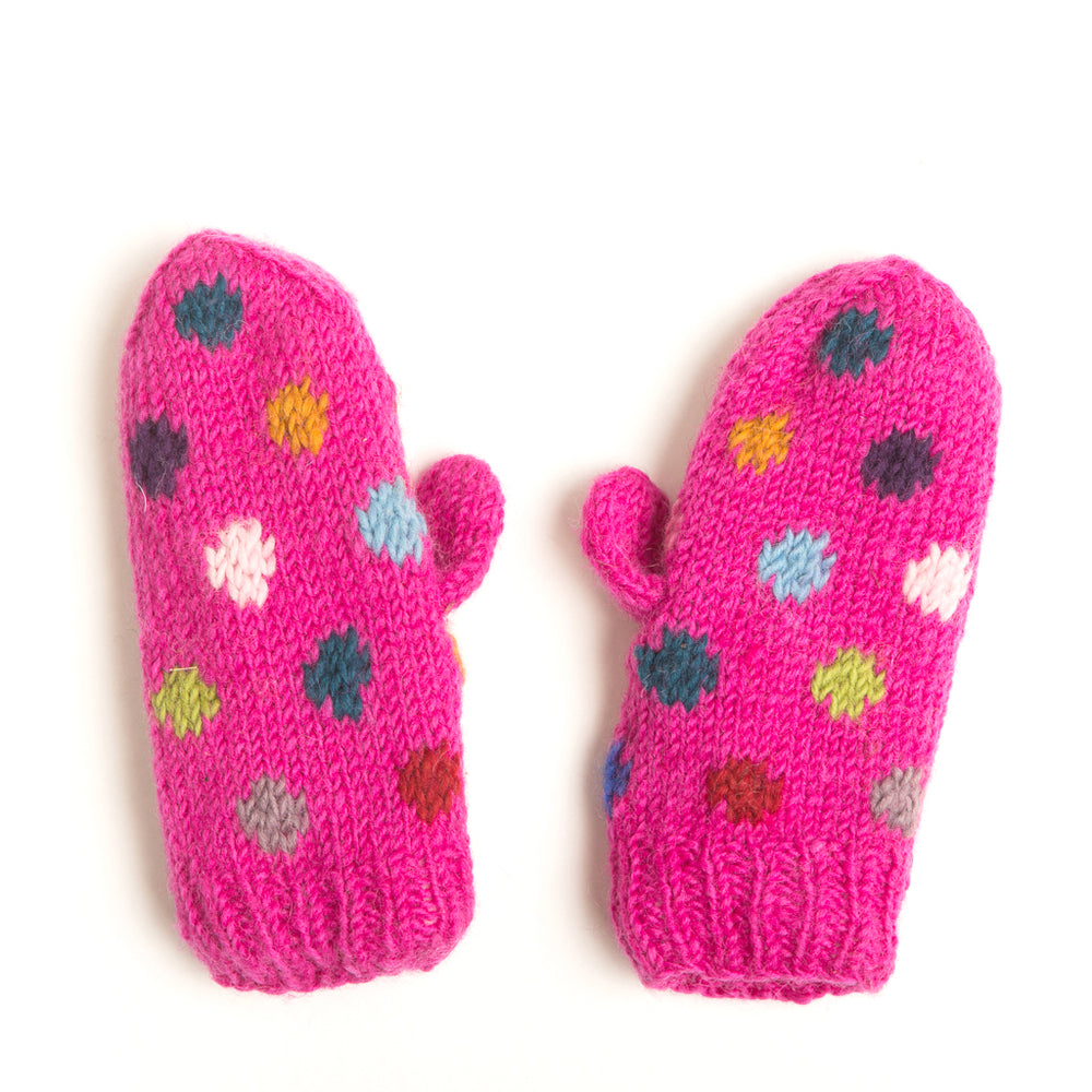 Polka Dot Mittens