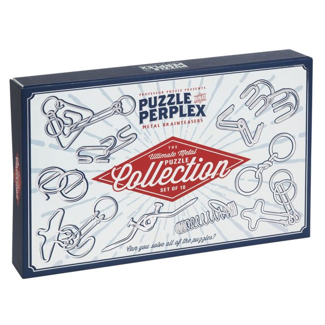 Puzzle and Perplex - Metal Brainteasers, Set of 10