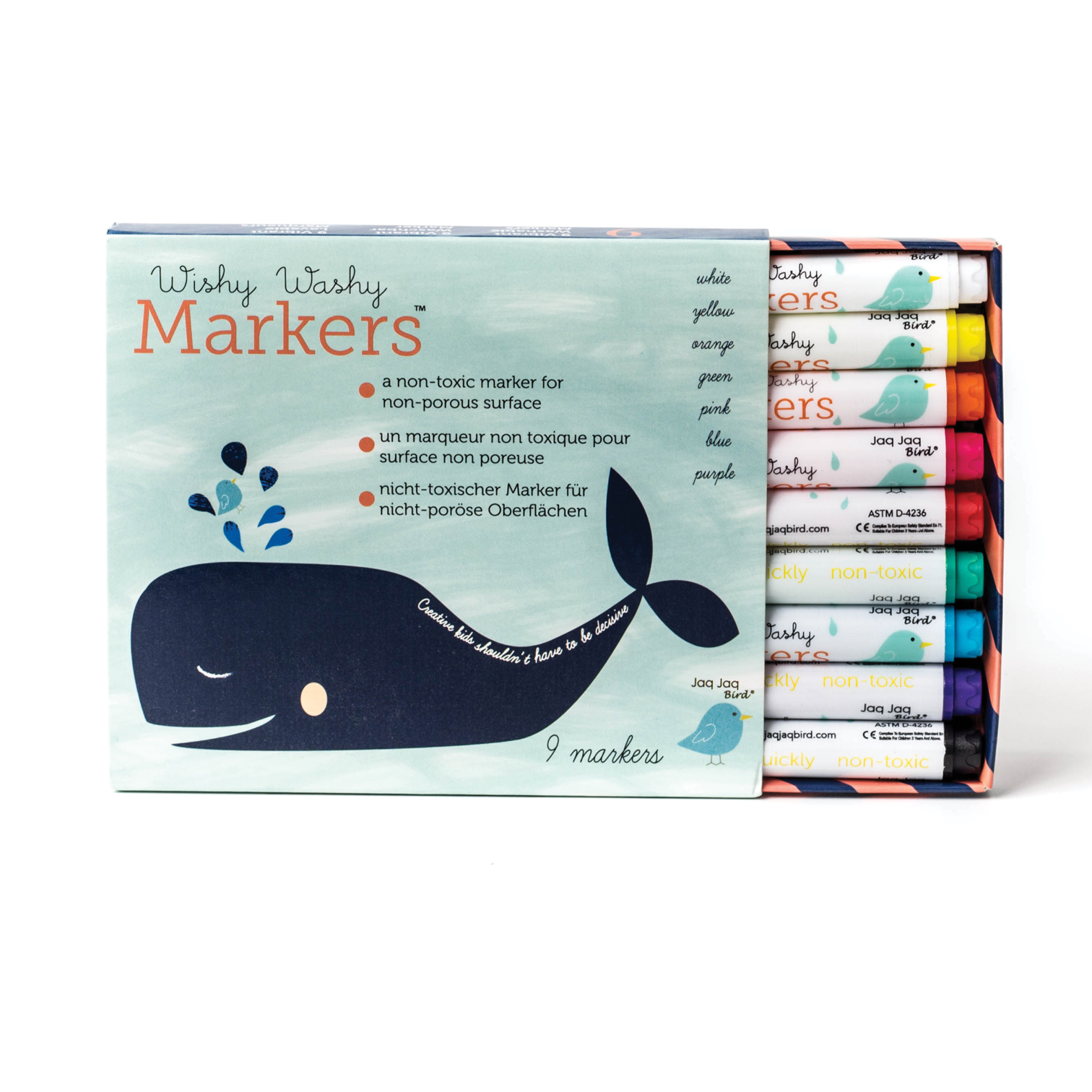 Wishy Washy Markers - 9 Piece Assorted Pack