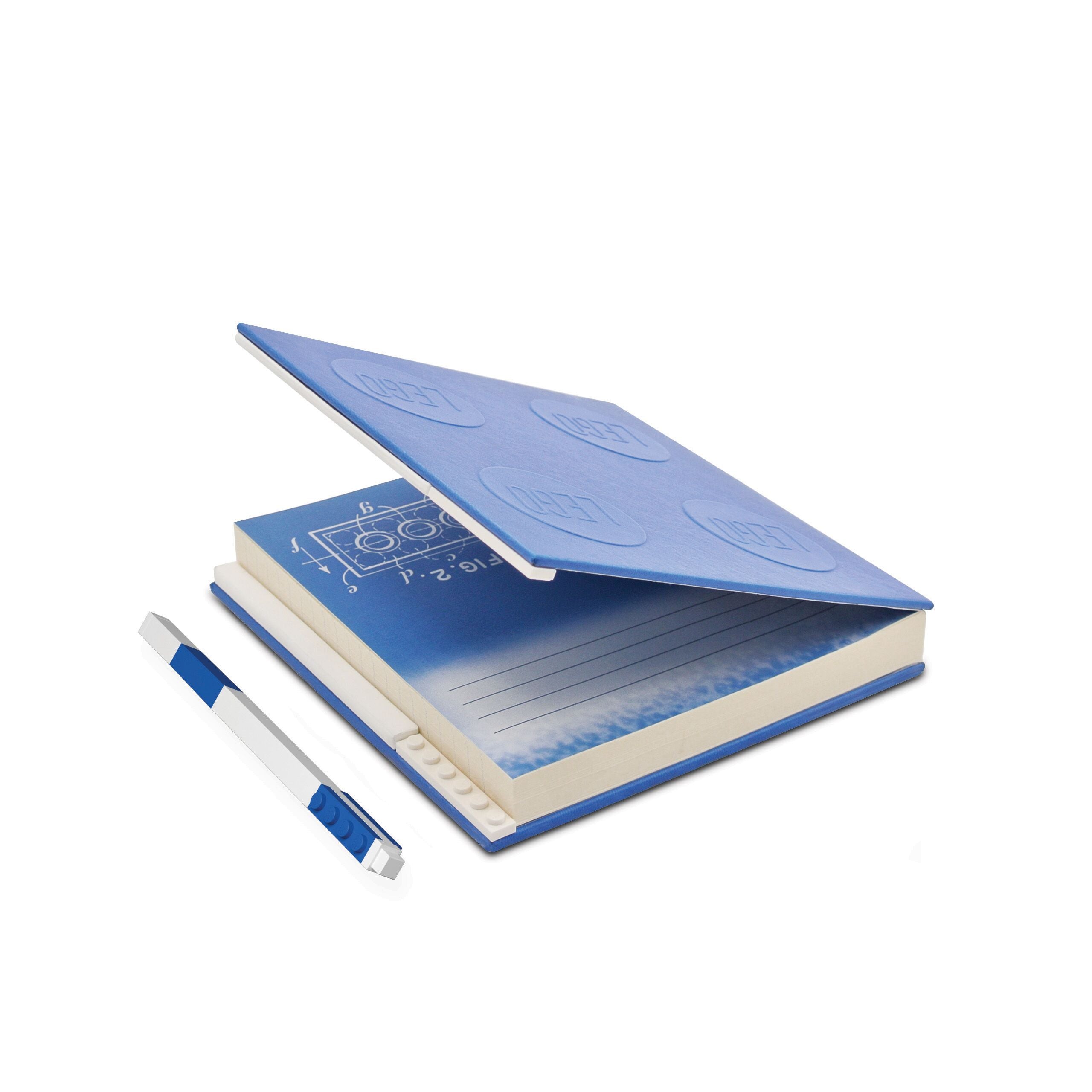 LEGO Locking Notebook with Blue Gel Pen