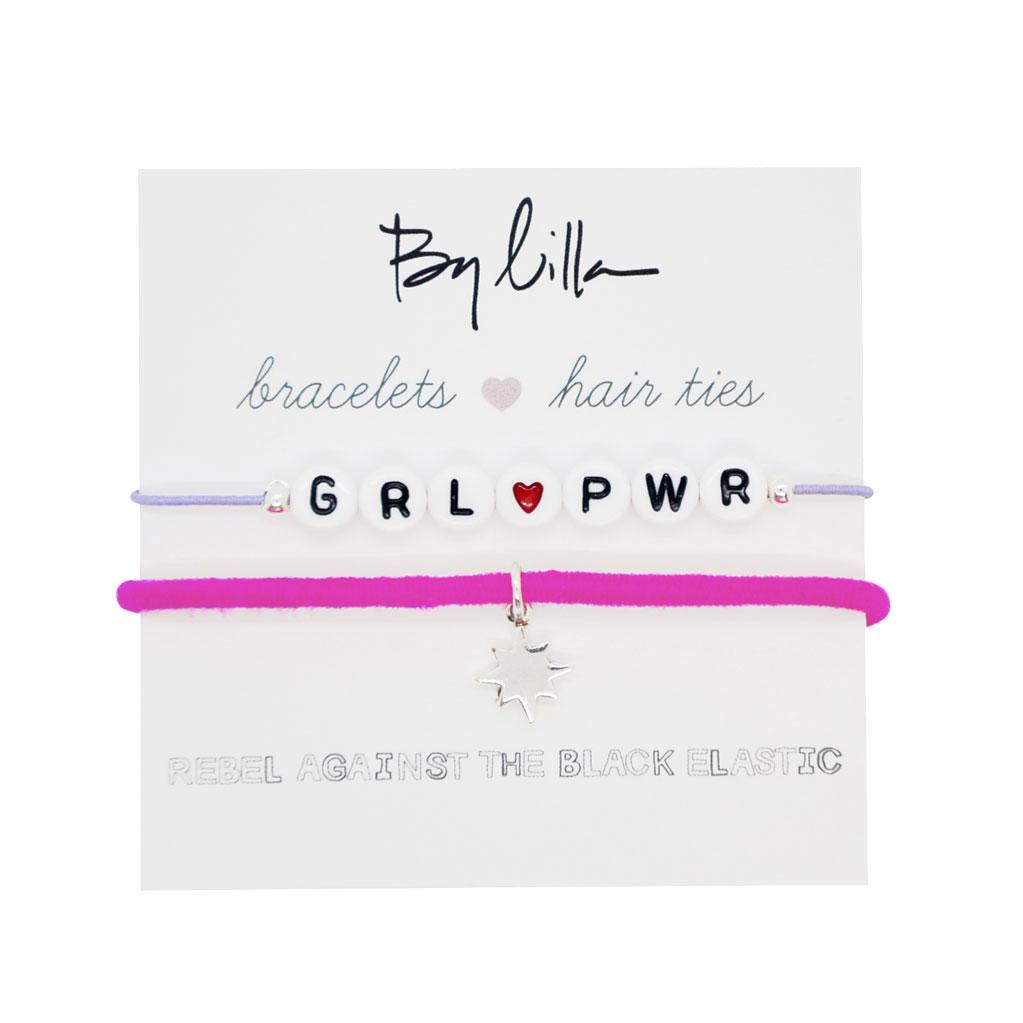 Words Bracelets & Hair Ties